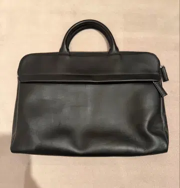 TRION 트라이온 가죽 브리프 케이스 천연 가죽 블랙 수납 가방 포함