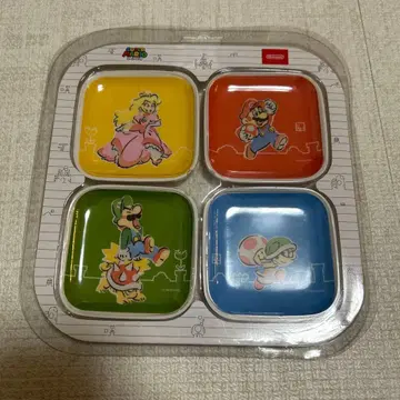 닌텐도 슈퍼 마리오 미니 플레이트 세트 닌텐도 스토어