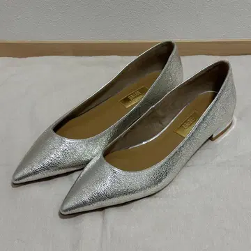 르 탈롱 그리세 실버 스틸레토 펌프스 24cm