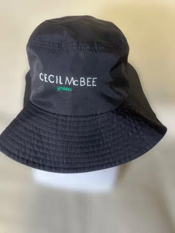 CECIL McBEE GREEN 블랙 레인 캡 자외선 차단에도
