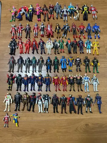 가면라이더, 슈퍼 전대, 울트라맨 피규어, 소프트 비닐