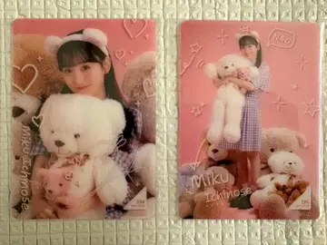 이치노세 미쿠 노기BOX Teddy Dream Town 모바카 레어 노멀