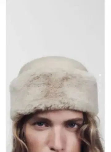 인조 모피 울 블렌드 햇