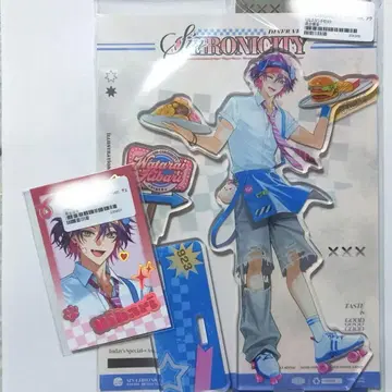 니지소사쿠 와타라이 히바리 아크릴 스탠드 티켓풍 카드 폴라로이드