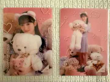 이치노세 미쿠 노기BOX Teddy Dream Town 모바카 레어 노멀