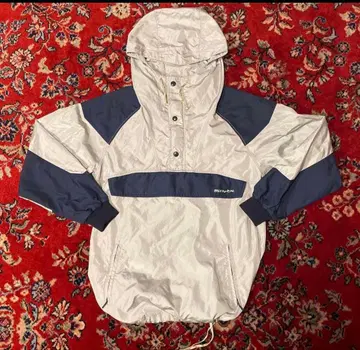 mont-bell 구 로고 아노락 후드티 투톤 테크 y2k 크롭 기장