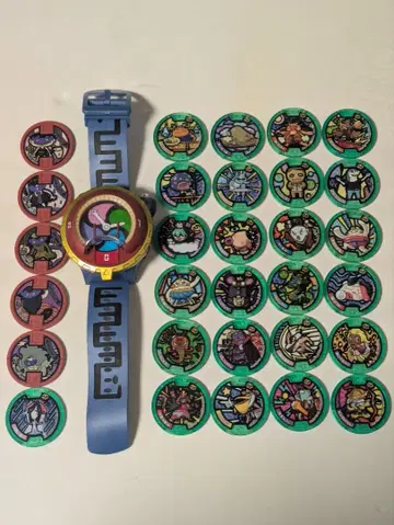 미사용 새상품 요괴워치 제로시키 & Z. 고전 메달 30개 세트