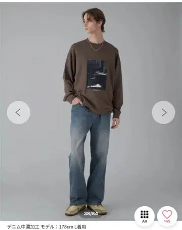 WIGO 위고 스트레이트 데님 팬츠 M