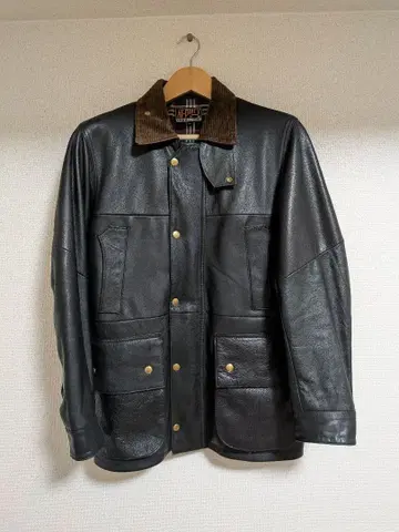 AT-DIRTY LOGGER VINTAGE LEATHER COAT