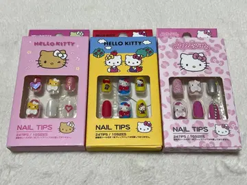 헬로키티 네일칩 3종 세트