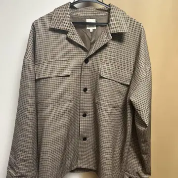 EDWIN 체크 무늬 커버올 XL