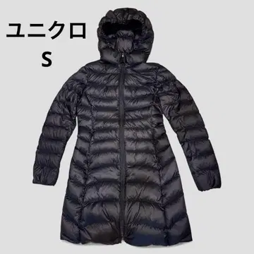 유니클로 울트라 라이트 다운 후디드 코트 다운 자켓 S