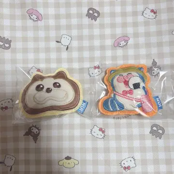 멜로와 타비 통통 귀여운 아플리케 배지  핀