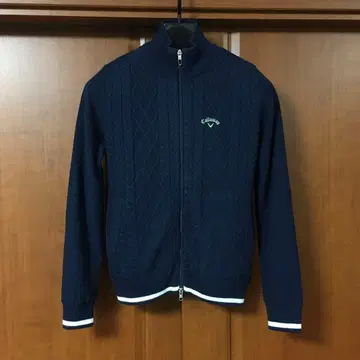 고품질 캘러웨이 골프 니트 블루종 S 스웨터 네이비 callaway