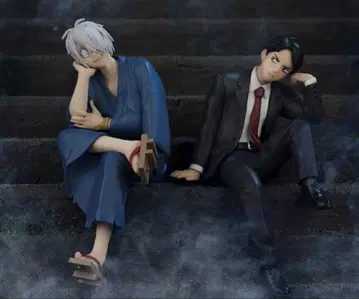 게게게의 키타로 키타로의 아버지 미즈키 피규어 럭키 복권 온라인 새상품