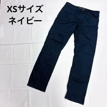 [ XS 사이즈 ] 치노 팬츠 사이즈 34 스트레치 캐주얼 네이비 무지
