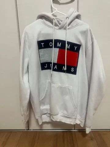 TOMMY HILFIGER 후드티 XXL 화이트