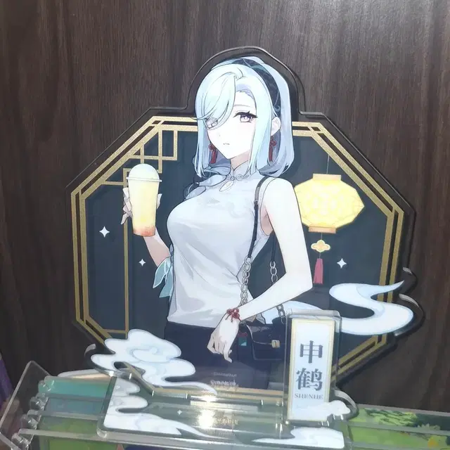 원신 희차 콜라보 신학 아크릴 스탠드