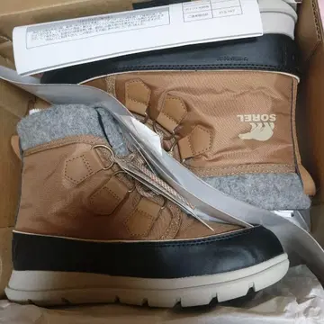 SOREL 방수 하이컷 부츠 브라운