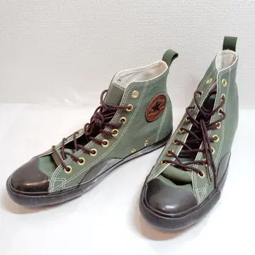 새상품 미사용 컨버스 올스타 하이컷 스니커즈 카키 27cm