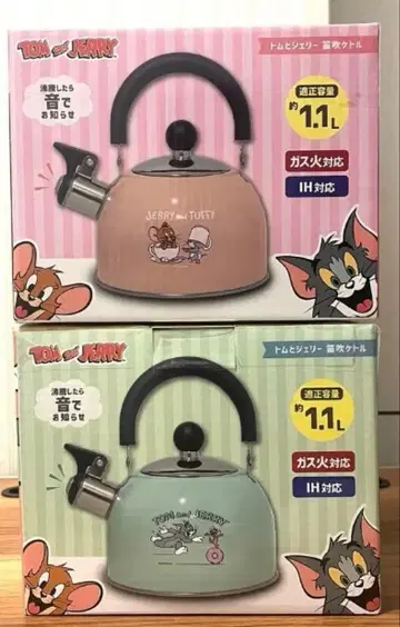 톰과 제리 물 끓는 주전자 2종 세트