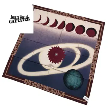 레어 택 포함 새상품 장 폴 고티에 대형 스카프 빅 로고