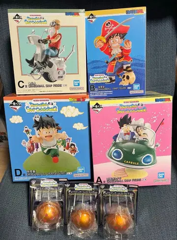 제일복권 드래곤볼 스냅 컬렉션 2 A상 B상 C상 D상 세트