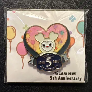 TWICE 5thanniversary LOVELYS 핑 배지 DAVELY