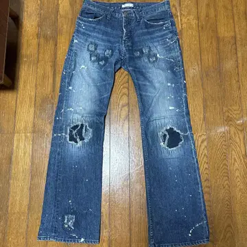 넘버(N)인 넘버나인 01aw 스탠다드기 그런지 데님 부츠컷