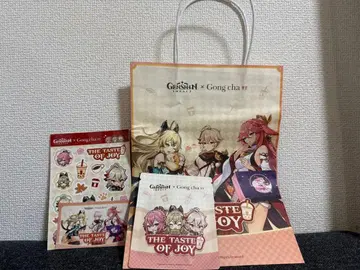 Genshin Impact x Gong cha 콜라보 아이템