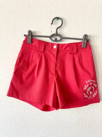 캘러웨이 스트레치 스커트 사이즈 S 핑크 오렌지