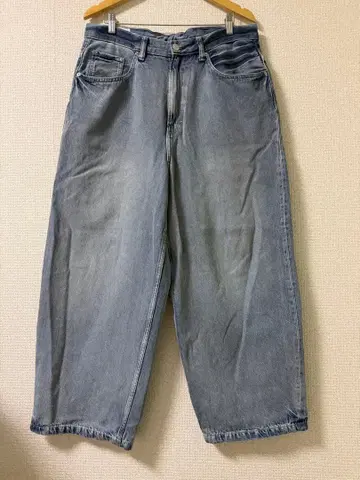 H&M SUPER BAGGY 데님 팬츠 34/30 블루