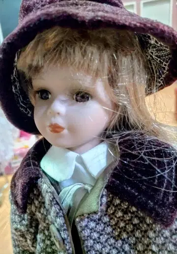 레트로 장식 인형