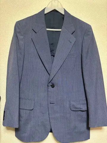 스트라이프 테일러드 자켓