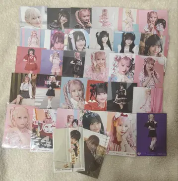 이코럽 사이토 지아라 브로마이드 장미 네이비 32장 세트 묶음 판매