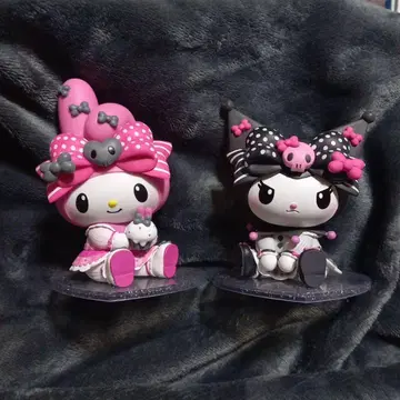 마이멜로디 & 쿠로미 피규어 2체 세트