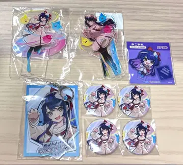 츄니즘 시시도 미스즈 아크릴 스탠드 캔뱃지 굿즈 세트