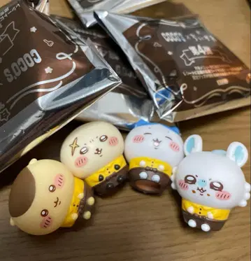 치이카와 코스 소프트 비닐 인형 4개 세트