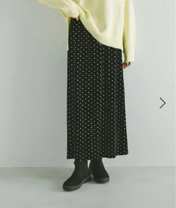 택 포함 새상품 GLOBAL WORK 글리터 벨로아 I라인 스커트