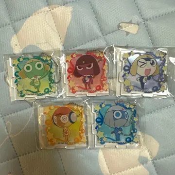 개구리 중사 케로로 복권 밤 큐브 키링 케로로 기로로 타마마 쿠루루