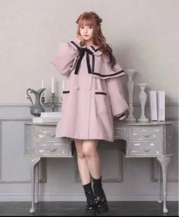 pium 2way 케이프 포함 코트