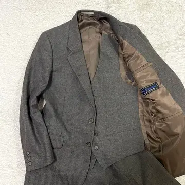 새상품급 GUNZE 군제 3피스 수트 다크 브라운 A5 M 사이즈