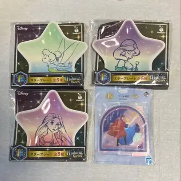 해피 복권 디즈니 스타 플레이트 라푼젤 팅커벨