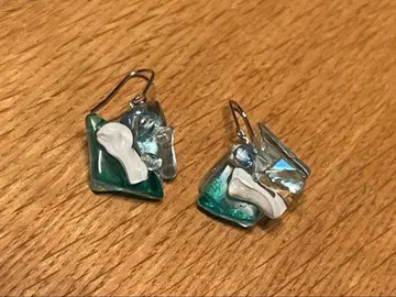 유리 퓨징 귀걸이