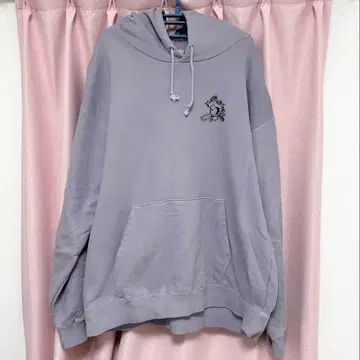 BUBBLES 하트 프린트 후드티 원피스