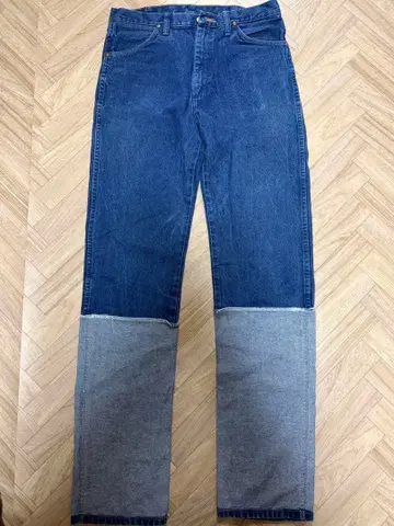 Wrangler 패치워크 데님 청바지 33 x 38
