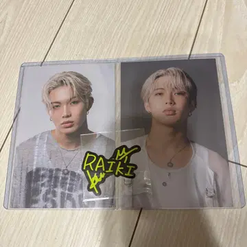 BMSG 라스피 라스트 피스 라이키 엽서 스티커