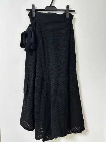 TODAYFUL 블랙 랩 스커트