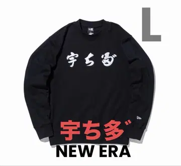 [ 미사용 새상품 ] NEW ERA 우치다 쭈리 맨투맨 크루넥 블랙 L