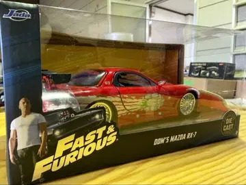 S1370 Jada TOYS 와일드 스피드 돔 마쓰다 RX-7 빨간색